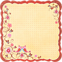 Бумага для скрапбукинга Mr.Painter PSL (190)068 Сердца